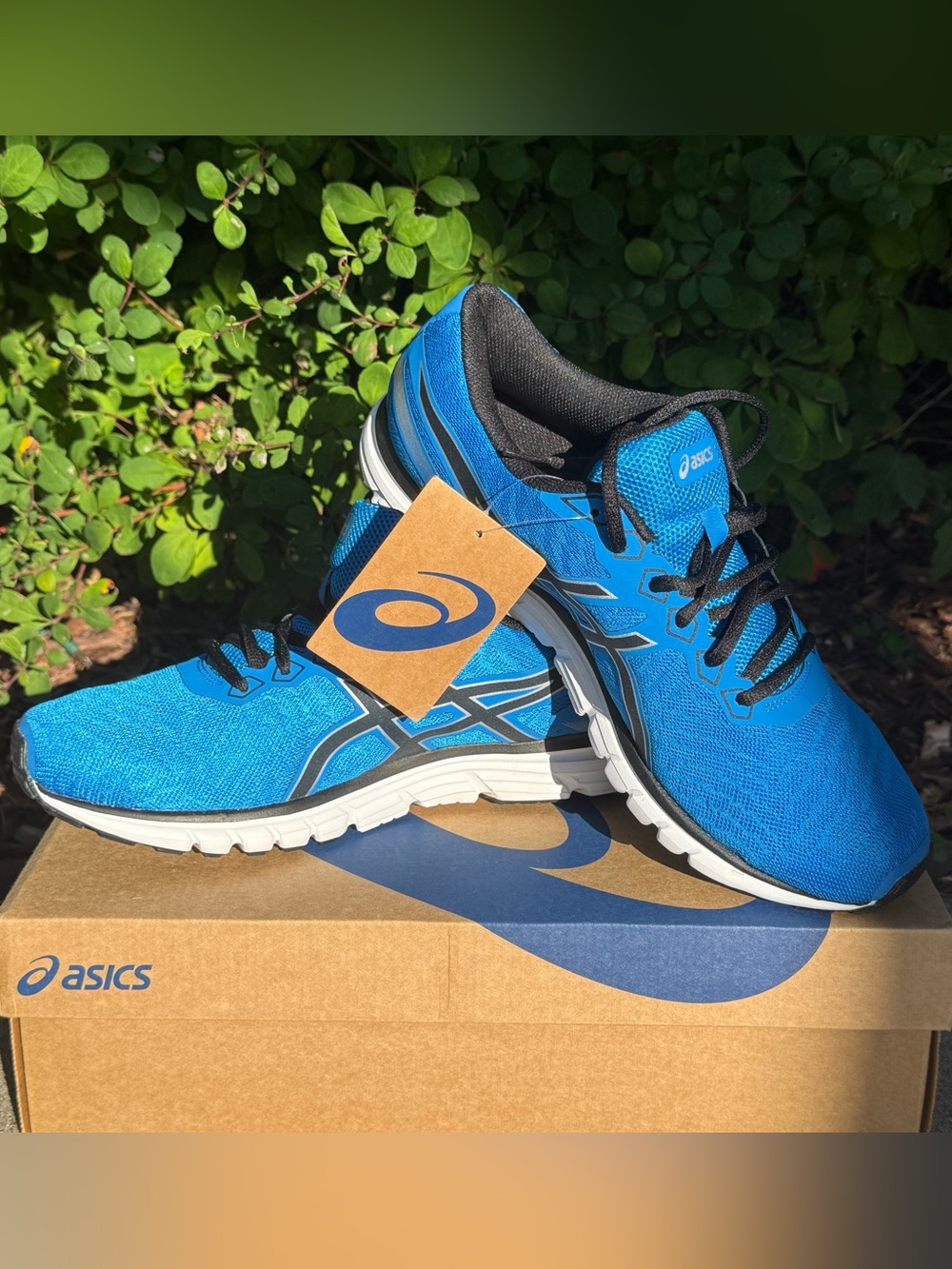 NEW ASICS Gel-Zaraca 5B ORTHOLITE Men's Running Shoes - Blue & Black Athletic